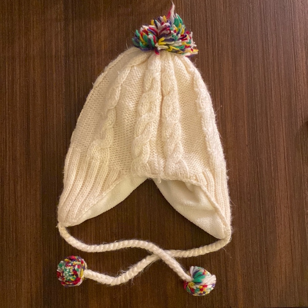 American Eagle cable knit pom Pom hat